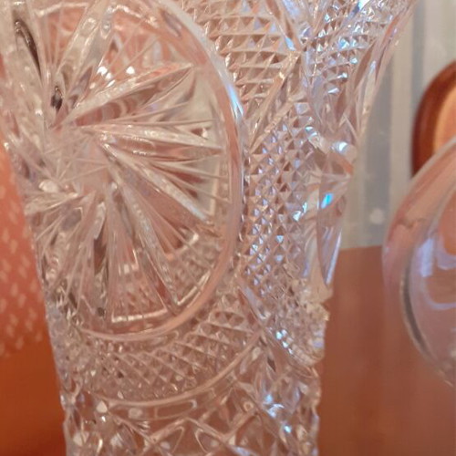 Crystal Germany 1970 hand-engraved, new