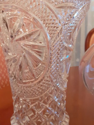 Crystal Germany 1970 hand-engraved, new