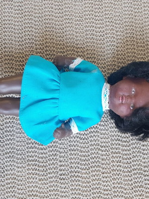 Vintage Schildkrot Doll made in DDR used, 60s-70s