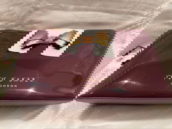 TED BAKER νεσεσσέρ / Wash Bag  |  Χρώμα Βυσσινί, Oxblood  |  Μεγάλο Μέγεθος