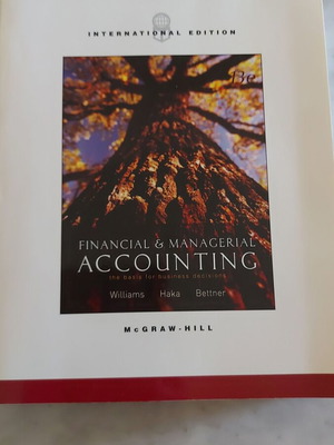 Financial & Managerial Accounting like new, International Edition