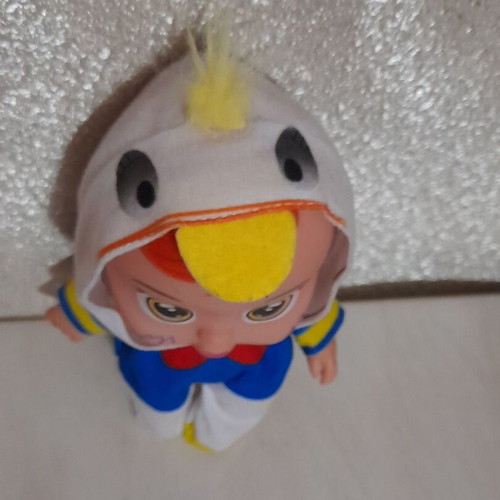 Interactive baby dolls used, set of 2 with Minnie Mouse and Donald Duck costumes