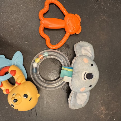 Baby teething and sensory toys bundle of 4