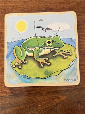 Belsduc 5-Layer Frog Wooden Educational Puzzle Montessori