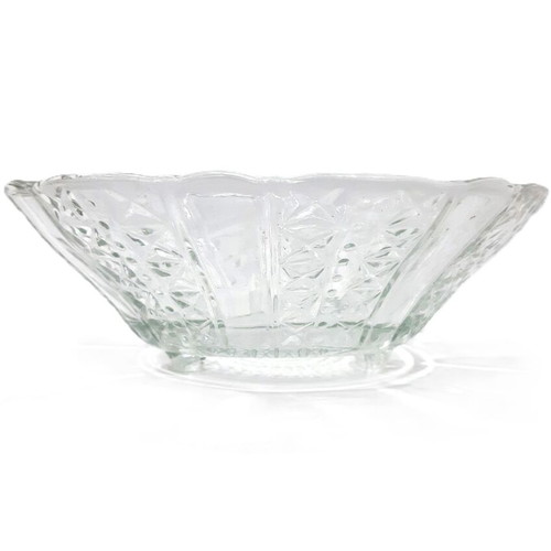 Vintage cut glass bowl 22.5 cm like new