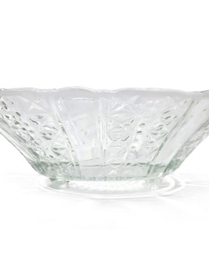 Vintage cut glass bowl 22.5 cm like new
