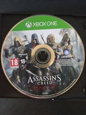 Assassin's Creed Unity Xbox One game used, good condition