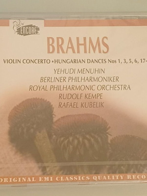 Brahms Violin Concerto and Hungarian Dances CD new