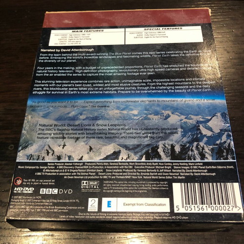 DVD collection used with National Geographic and BBC documentaries