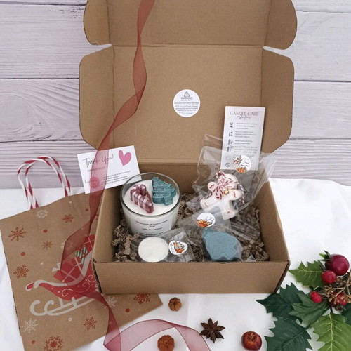 Bakery Spiced Gift Box candle set with Kurabies and gingerbread scents