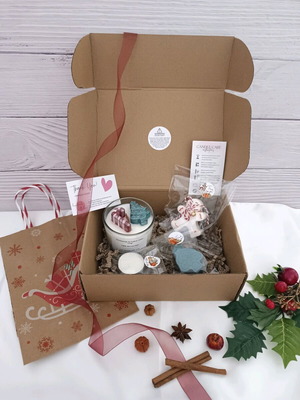 Bakery Spiced Gift Box candle set with Kurabies and gingerbread scents