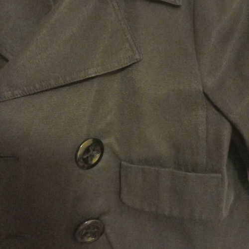 Jacket black cropped used, size M