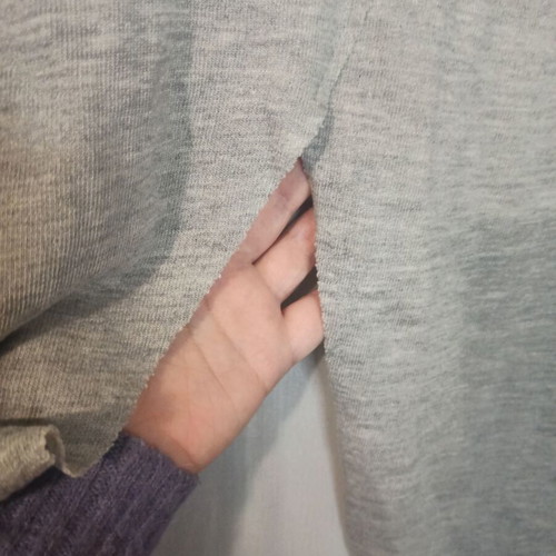 Wu Wear grey sweatshirt like new with floral design one size