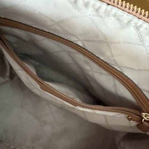Michael Kors MK Signature Large Tote Travel Bag, brown