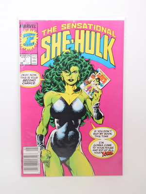 The Sensational She-Hulk #1 used Marvel Comics comic 1989