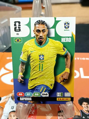 Raphinha Hero FIFA World Cup 2026 #81 Panini καινούργιο