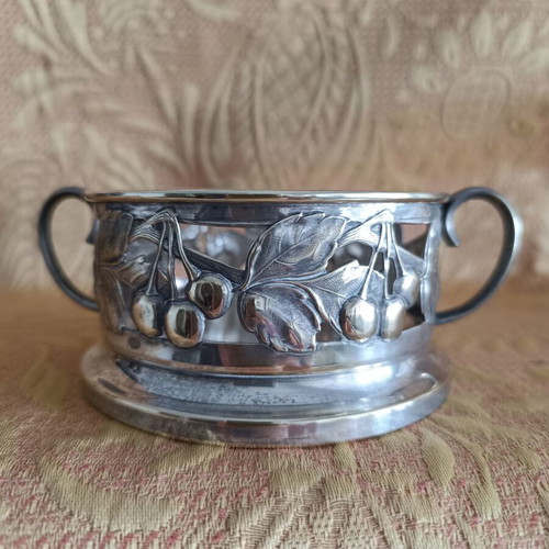 Vintage Bonbonnière Bowl Art Nouveau Style Silver Like New