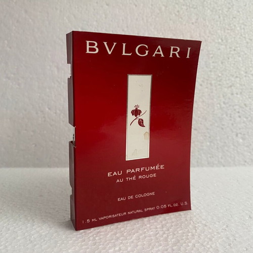 Eau Parfumée au Thé Rouge by Bvlgari perfume sample new, 1.5 ml tester