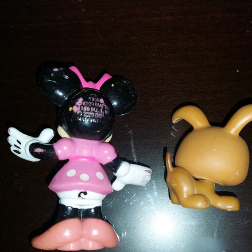 Mini Mouse Mattel and Littlest Pet Shop Hasbro figure used