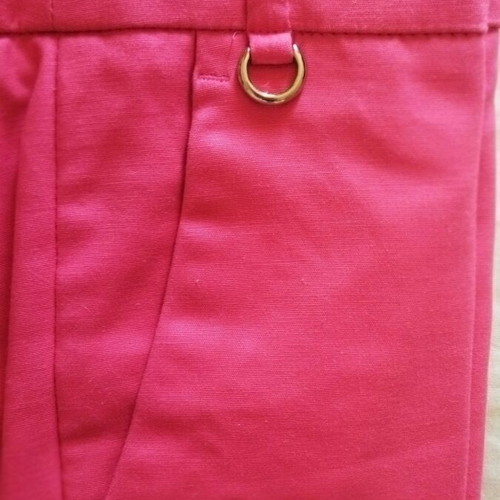 ZARA women's magenta fabric pants new, size S