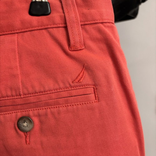 Nautica men's chino shorts coral size W32 like new