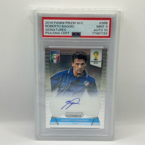 Roberto Baggio 2014 Panini Prizm World Cup Card new