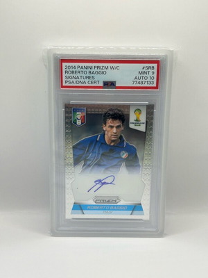 Roberto Baggio 2014 Panini Prizm World Cup Card new