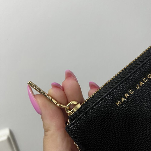Marc Jacobs leather wallet cardholder new, black