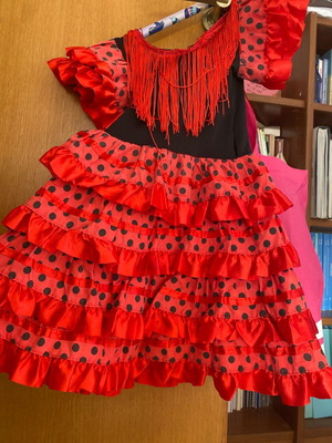 Children's original flamenco dress like new