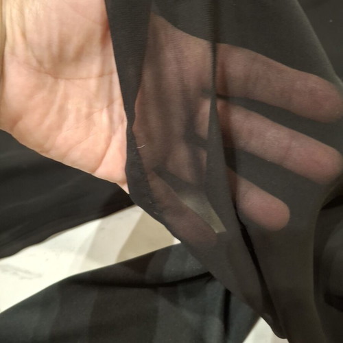 Happy Sizes Black Pants XL like new with double fabric and transparency