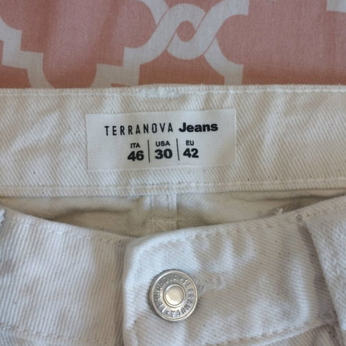 Terranova mom white jeans size Large like new