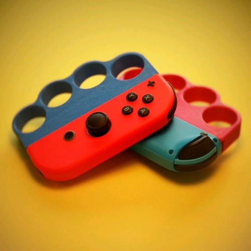 Nintendo Switch joycon finger grips new, blue and red
