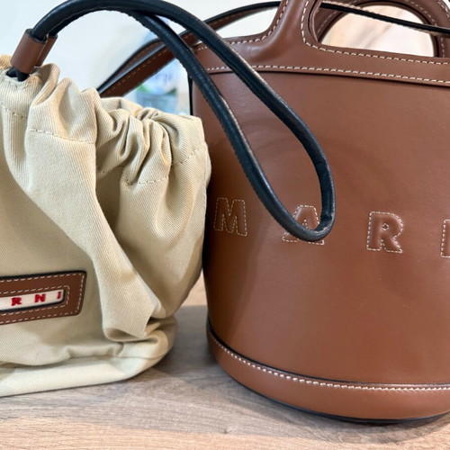 Marni Bucket Bag like New Crossbody Brown