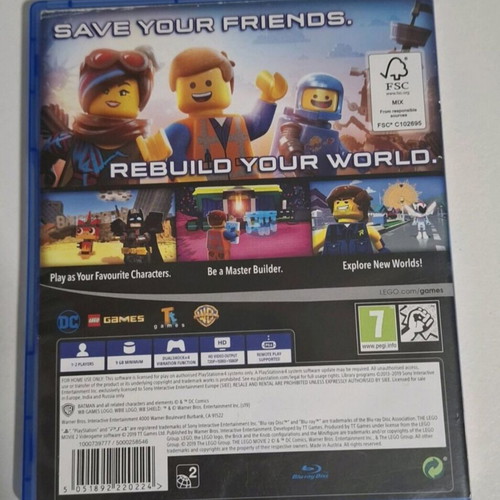 The Lego Movie 2 PS4 game used