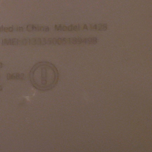 I phone used with swollen battery and working touch