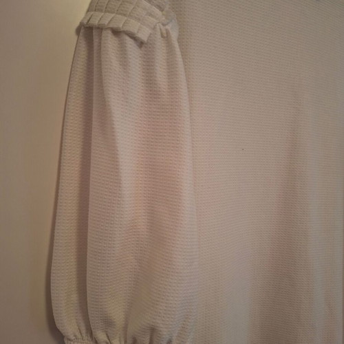 Stradivarius pique short dress Large like new, white