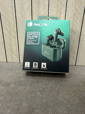 NGS Artica Bloom Green Bluetooth earbuds new