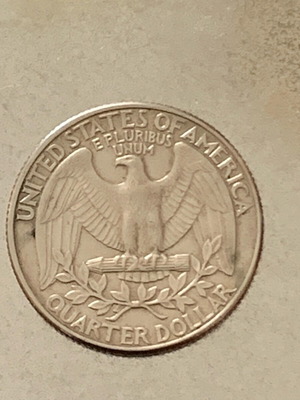 Quarter dollar coin 1987 like new