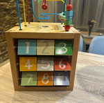 Wooden activity cube ELC like new