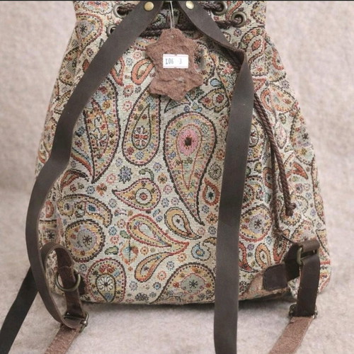 Handmade backpack new from genuine leather, Greek craftsmanship