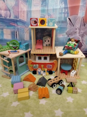 Wooden toys set ELC and others used, good condition