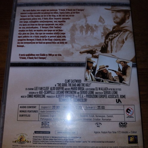 The Good, the Bad, the Ugly DVD, Clint Eastwood