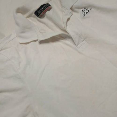 Kappa Tee used, size large, black and white