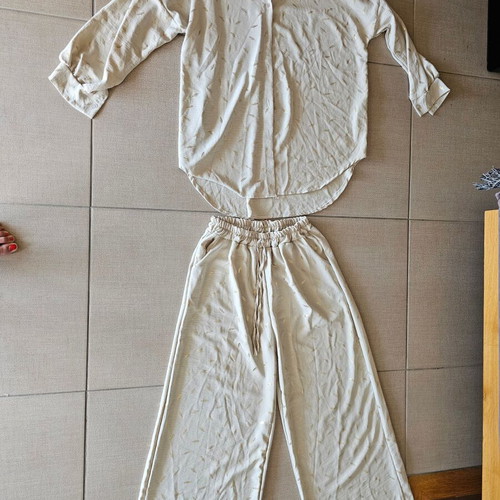 J MOOD Set onesize, new, beige shirt and pants