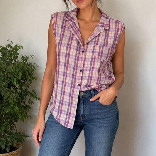 Shirt Cinema purple shades size L like new