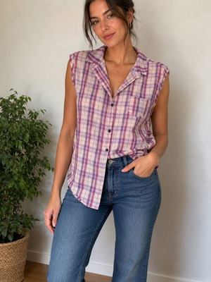 Shirt Cinema purple shades size L like new