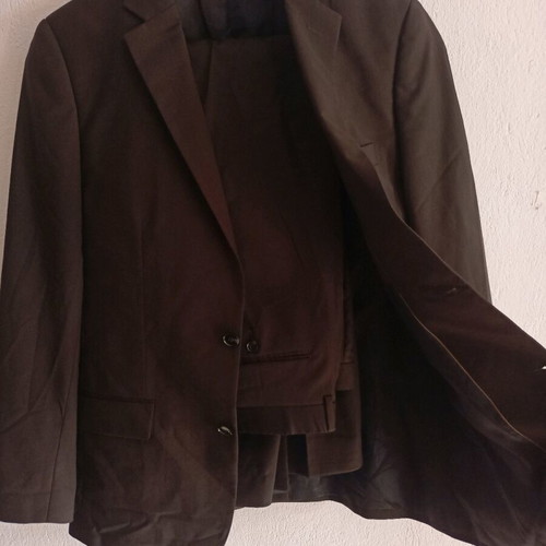 Костюм Esprit от вълна като ново, кафяв, размер 52