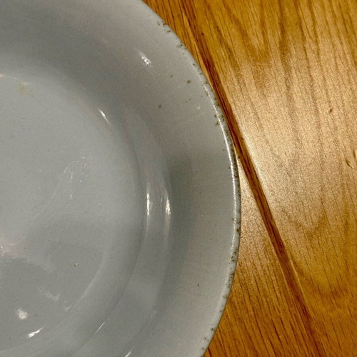 Retro plates used, set of 2, Chalkis Hellas Iron Stone