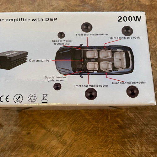 Kirosiwa car amplifier for Android screens 200W four-channel new