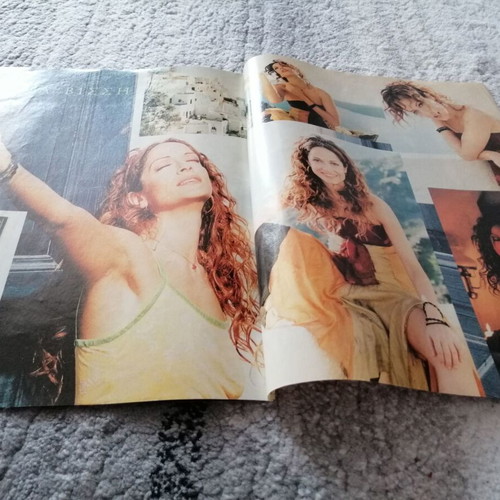 Anna Vissi collectible Pop Korn magazine scrap 1998 used